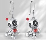 Voodoo doll gothic Halloween earrings