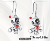 Voodoo doll gothic Halloween earrings