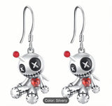 Voodoo doll gothic Halloween earrings