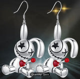 Voodoo doll gothic Halloween earrings