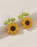 Sunflower earrings