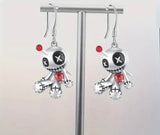 Voodoo doll gothic Halloween earrings