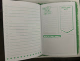 Green Puffy mushroom activity journal