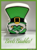 Saint Patrick’s day gnome holding clover table decoration 3D printed