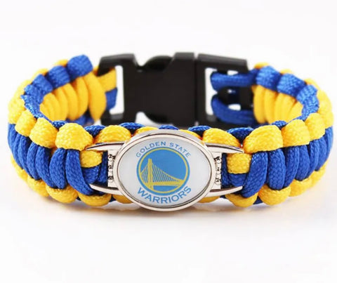 Golden State Warriors Paracord bracelet