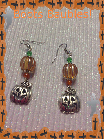 Pumpkin spice earrings