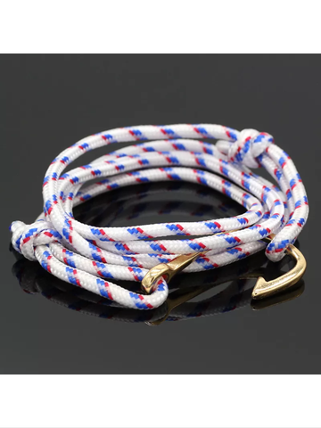 Fish hook nylon rope bracelets