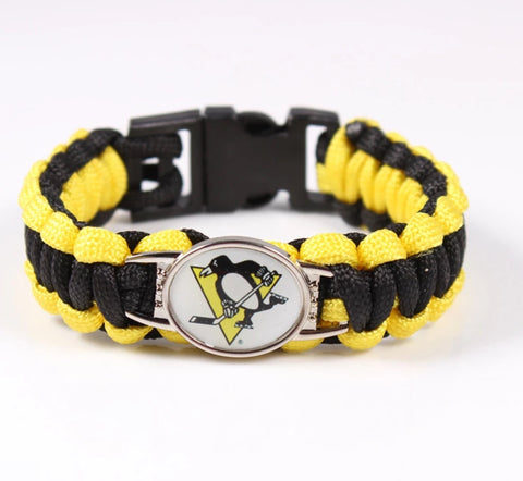 Pittsburgh Penguin 🐧 paracord bracelet
