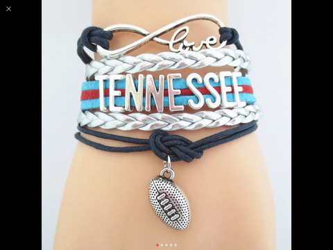 Tennessee Titans Football bracelet