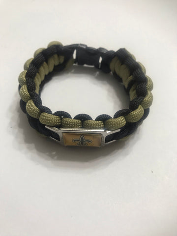 New Orleans Saints paracord bracelet