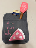 Slice, slice baby pot holder and spatula