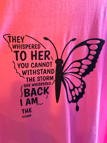 Butterfly storm shirt