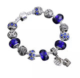Crown 👑 and cross European style bracelet