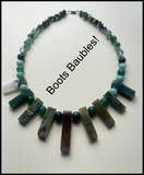 Jasper Stone Pendant Necklace