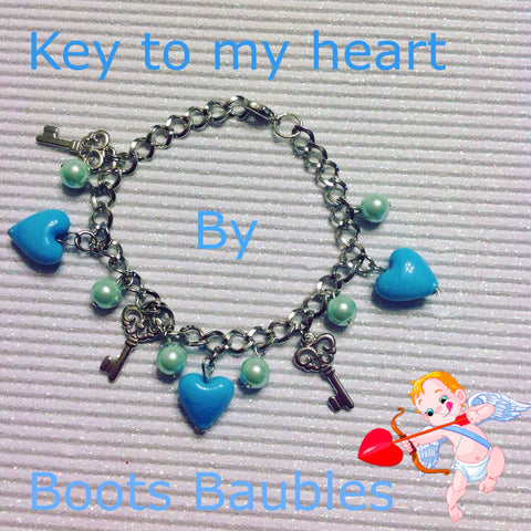 Key to my heart bracelet