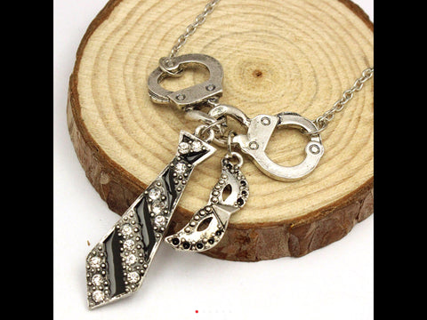 Fifty shades of grey necklace