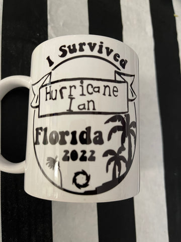 I survived hurricane Ian coffee mug