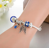 Angel wing European charm style bracelet