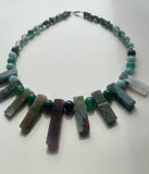 Jasper Stone Pendant Necklace