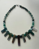 Jasper Stone Pendant Necklace