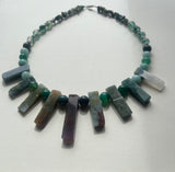 Jasper Stone Pendant Necklace