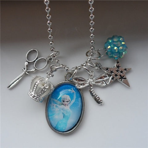 Frozen charm necklace