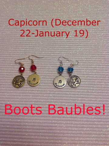 Capricorn earrings