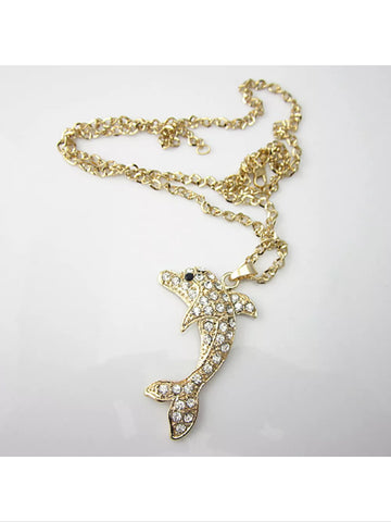Dolphin pendant necklace