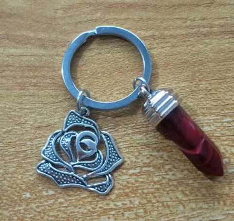 Rose keychain