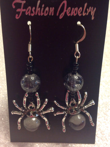 Spider halloween earrings