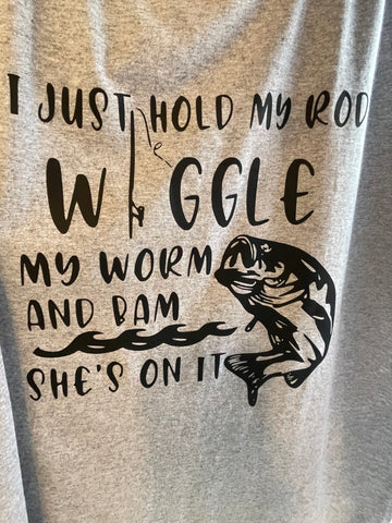 Men’s wiggle my worm tank