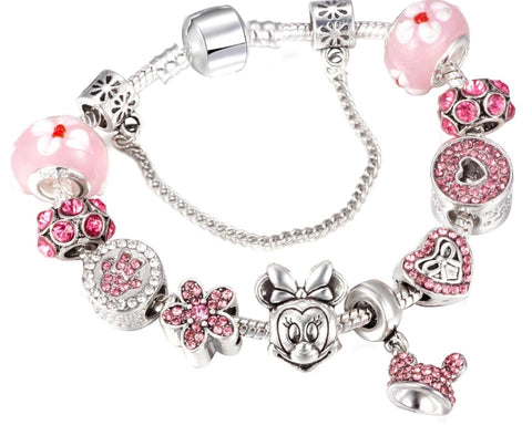 Minnie Mouse Charm Bracelet