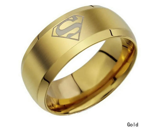 Gold Superman ring