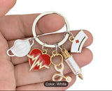 Nurse Charm Keychain