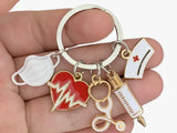 Nurse Charm Keychain