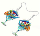 Margarita Parrot Earring