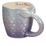 Seas the day mermaid coffee mug