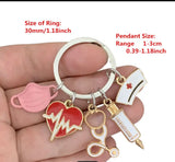 Nurse Charm Keychain