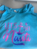 Let’s get Nauti teal tank top