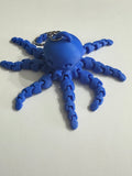 3D printed octopus Kraken keychain