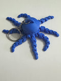 3D printed octopus Kraken keychain