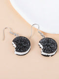 Oreo cookie earrings