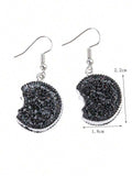 Oreo cookie earrings