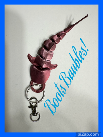 Whale shark keychain purse clip