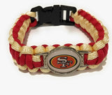 San Francisco 49’ ers Paracord bracelet