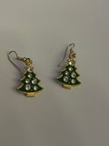 Christmas tree earrings