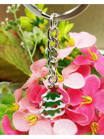 Christmas tree keychain