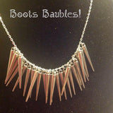 Spike necklace