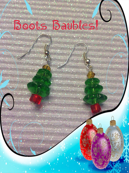 Boots christmas clearance earrings