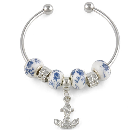 Anchor charm bracelet